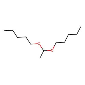 1,1'-(Ethylidenebis(oxy))bispentane structure