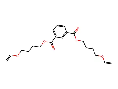 Bis[4-(ethenyloxy)butyl]-1,3-benzenedicarboxylate structure