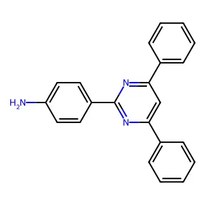 4-(4,6-Diphenyl-2-pyrimidinyl)aniline structure