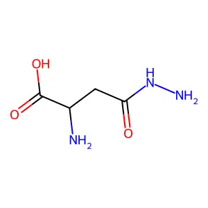 beta-L-Aspartyl-hydrazine structure