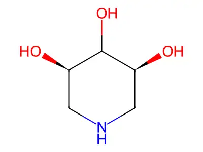 Piperidine-3,4,5-triol structure