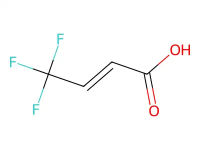 4,4,4-Trifluorocrotonic acid structure