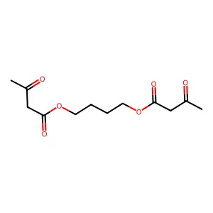 Butane-1,4-diyl diacetoacetate structure