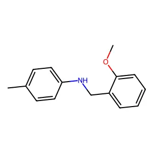 N-[(2-methoxyphenyl)methyl]-4-methylaniline structure