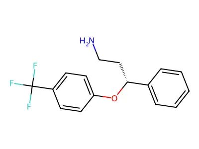 Norfluoxetine hydrochloride structure