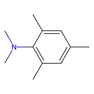 N,N,2,4,6-Pentamethylbenzenamine structure
