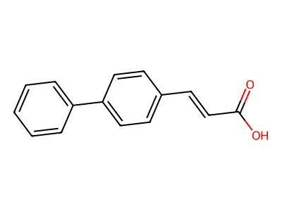 3-(4-Phenylphenyl)prop-2-enoic acid structure