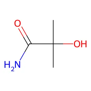 Propanamide, 2-hydroxy-2-methyl- structure