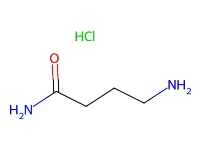 4-Aminobutyramide monohydrochloride structure
