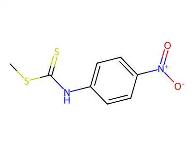Carbanilic acid, dithio-p-nitro-, methyl ester structure