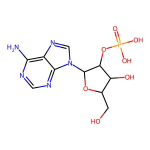 Adenosine 2'-Phosphate structure