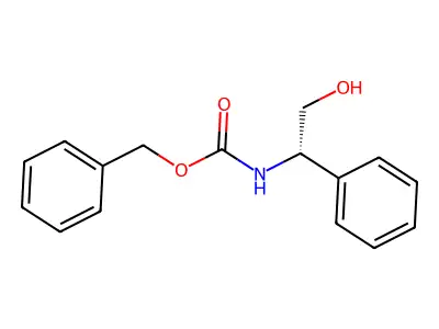 Carbamic acid, (2-hydroxy-1-phenylethyl)-, phenylmethyl ester structure