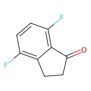 4,7-difluoro-2,3-dihydro-1H-inden-1-one structure