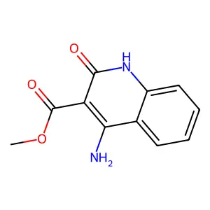 Methyl 4-amino-2-oxo-1,2-dihydroquinoline-3-carboxylate structure