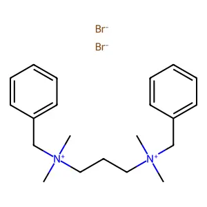Ammonium, trimethylenebis(benzyldimethyl-, dibromide structure