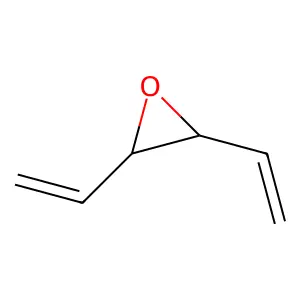 trans-2,3-Divinyloxirane structure