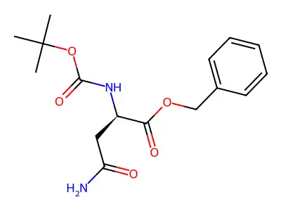 Glutamic acid, N-t-butyloxycarbonyl-, benzyl(ester) structure