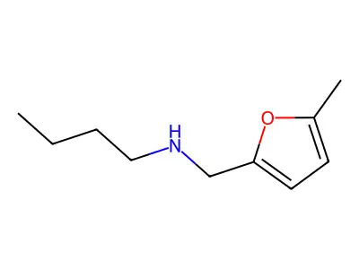 Butyl[(5-methylfuran-2-yl)methyl]amine structure