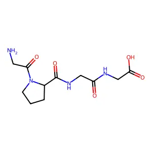 Glycyl-prolyl-glycyl-glycine structure