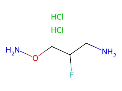 3-(Aminooxy)-2-fluoropropanamine structure