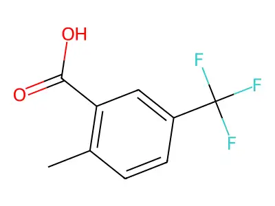 2-Methyl-5-(trifluoromethyl)benzoic acid structure