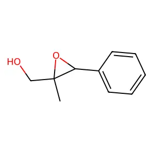 [(2R,3R)-2-methyl-3-phenyloxiran-2-yl]methanol structure