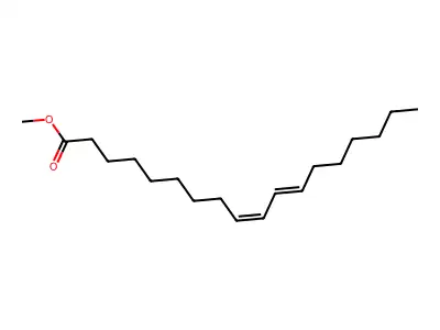 Methyl octadeca-9,11-dienoate structure