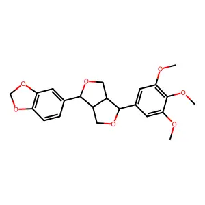 (+)-Aschantin structure