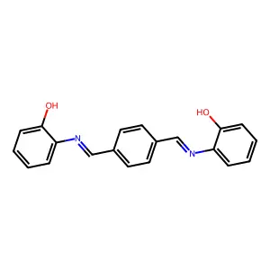 2,2'-[1,4-Phenylenebis(methylidynenitrilo)]bis[phenol] structure