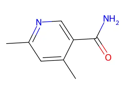 4,6-Dimethylnicotinamide structure