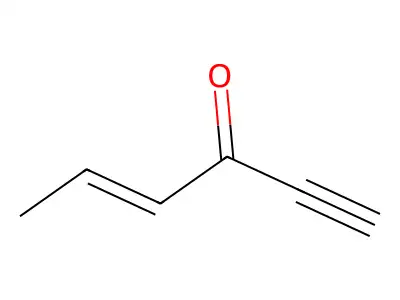Hex-4-en-1-yn-3-one structure