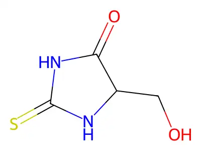 5-Hydroxymethyl-2-thioxoimidazolidin-4-one structure
