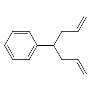 1,6-Heptadiene, 4-phenyl- structure