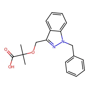 Bindarit structure