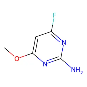 2-Amino-6-fluoro-4-methoxypyrimidine structure