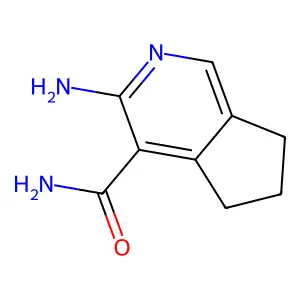 5H-2-Pyrindine-4-carboxamide, 6,7-dihydro-3-amino- structure
