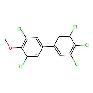 1,1'-Biphenyl, 3,3',4,5,5'-pentachloro-4'-methoxy- structure