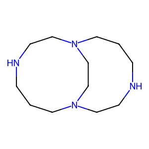 1,4,8,11-Tetraazabicyclo[6.6.2]hexadecane structure
