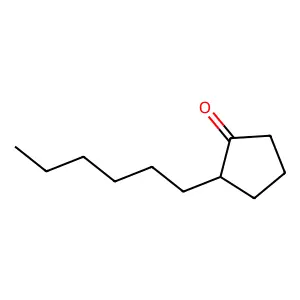 2-Hexylcyclopentanone structure