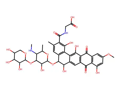 Pradimicin D structure