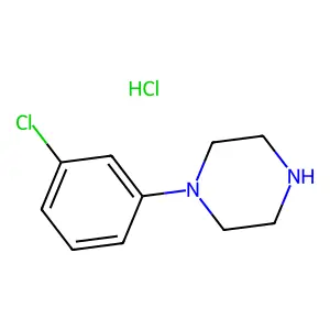 1-(3-Chlorophenyl)piperazine monohydrochloride structure