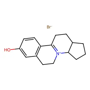 Quindonium bromide structure