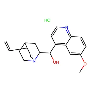 Quinine Hydrochloride structure