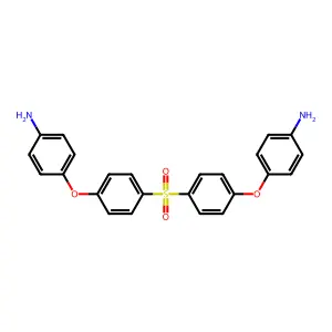 4,4'-(Sulfonylbis(4,1-phenyleneoxy))bis(benzenamine) structure