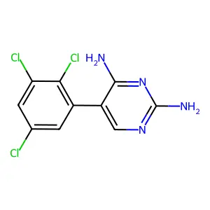 5-(2,3,5-Trichlorophenyl)pyrimidine-2,4-diamine structure