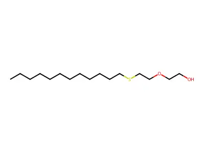 2-(2-Dodecylsulfanylethoxy)ethanol structure