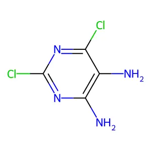 4,5-Diamino-2,6-dichloropyrimidine structure
