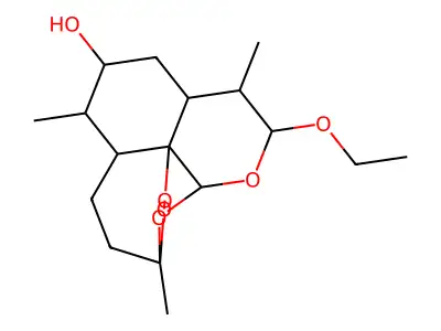 9alpha-Hydroxyarteether structure