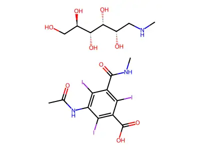 Iothalamate meglumine structure