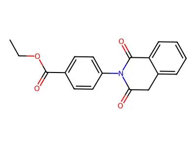 Ethyl 4-(1,3-dioxo-1,2,3,4-tetrahydroisoquinolin-2-yl)benzoate structure